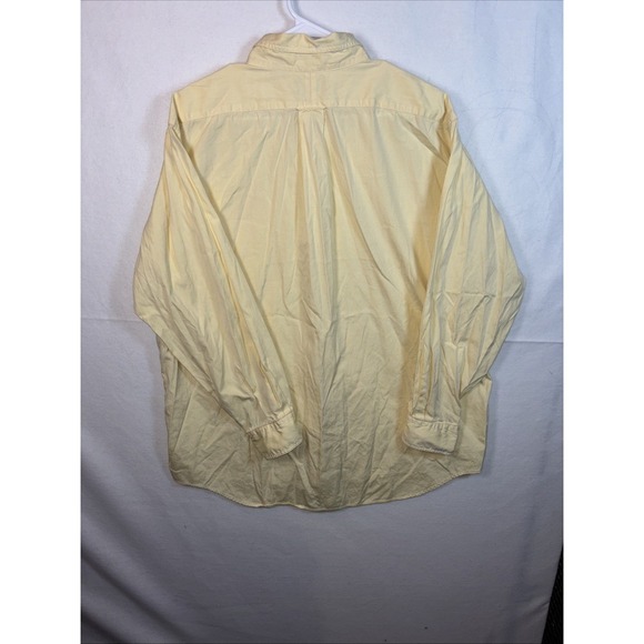 Lands End Mens Pinpoint Oxford Long Sleeve Button Down Size 17 -34 Size - Picture 9 of 13